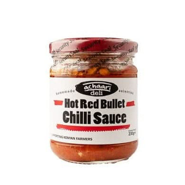 Achaari Hot Red Bullet Chili Sauce 230g at zucchini